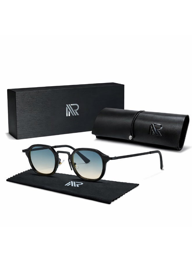 ريتي نظارة شمسية رجالي ونسائي بتصميم عصري وعدسات مستقطبة مع حماية من الأشعة فوق البنفسجية | نظارات موضة أنيقة للقيادة والسفر والرحلات والشاطئ والأنشطة الخارجية | خفيفة الوزن ومريحة - Image 2